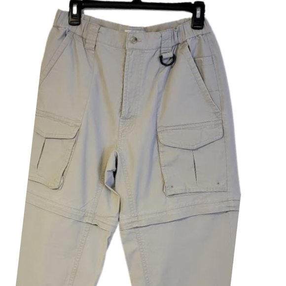 Columbia Pants - Columbia Sportswear Co - Cargo Khaki Colored Convertible Pants -Pants & Shorts!